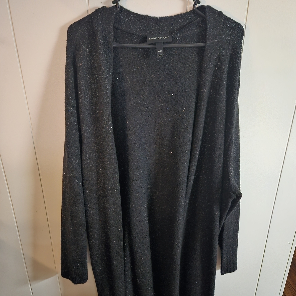 Lane Bryant Black Cardigan Sweater